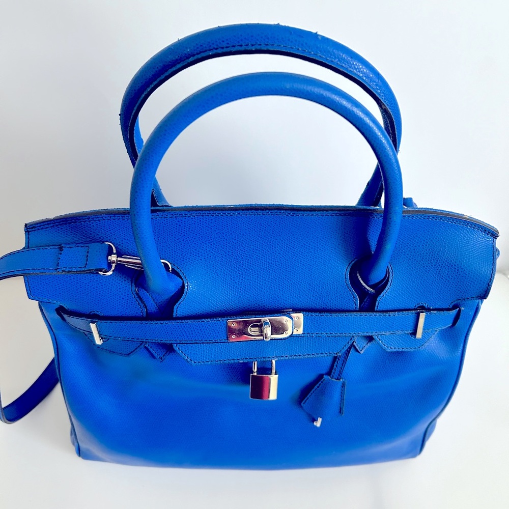 Electric Blue Handbag - Excellent - Picture 4 of 10